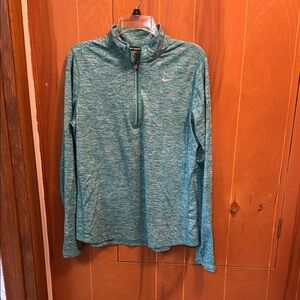 Nike Teal Quarter-Zip Pullover
